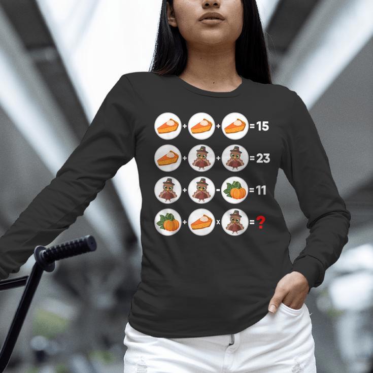 Order Of Operations Math Quiz Game Teacher Thanksgiving Women Long Sleeve T-Shirt, gift for family, gift for coworker