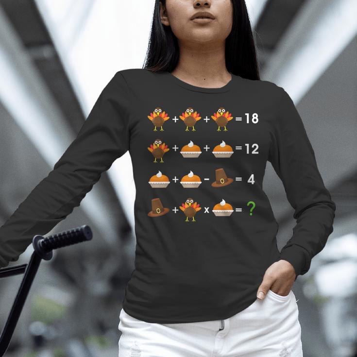 Order Of Operations Thanksgiving Quiz Math Teacher Women Long Sleeve T-Shirt, gift for family, gift for coworker Order Of Operations Thanksgiving Quiz Math Teacher Women Long Sleeve T-Shirt, gift for family, gift for coworker