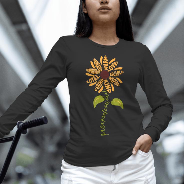 Paraprofessional Para Sunflower Teacher Back To School Women Long Sleeve T-Shirt, gift for family, gift for coworker Paraprofessional Para Sunflower Teacher Back To School Women Long Sleeve T-Shirt, gift for family, gift for coworker