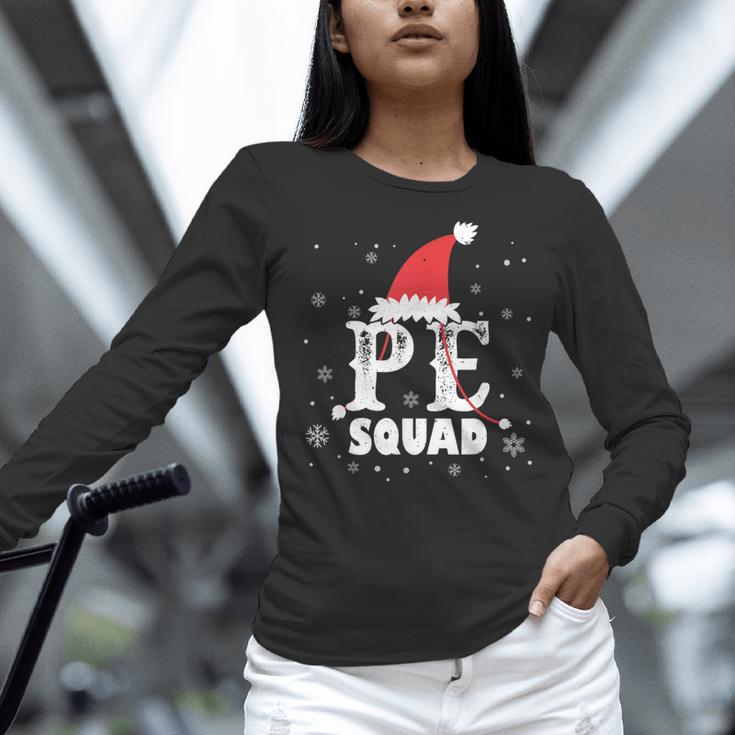 PE Squad Christmas PE Teacher Matching Xmas Women Long Sleeve T-Shirt, Pe Teacher Shirts, gift for family, gift for coworker PE Squad Christmas PE Teacher Matching Xmas Women Long Sleeve T-Shirt, Pe Teacher Shirts, gift for family, gift for coworker