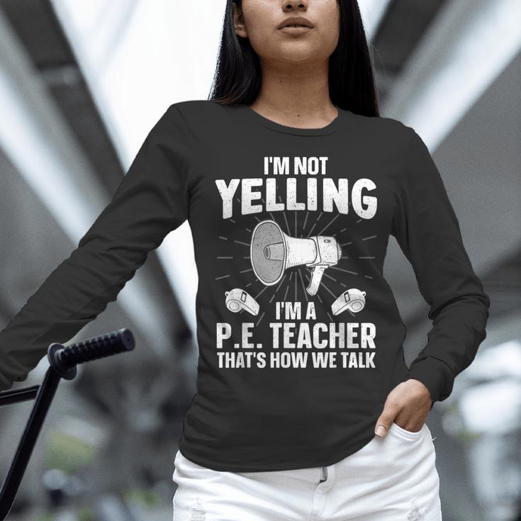 PE Teacher Art For Men Women Gym Teacher Physical Education Women Long Sleeve T-Shirt, Pe Teacher Shirts, gift for family, gift for coworker
