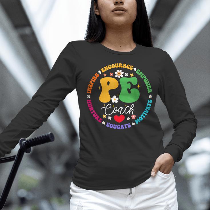 Physical Education PE Instructor Coach Teacher Gym Women Long Sleeve T-Shirt, Pe Teacher Shirts, gift for family, gift for coworker