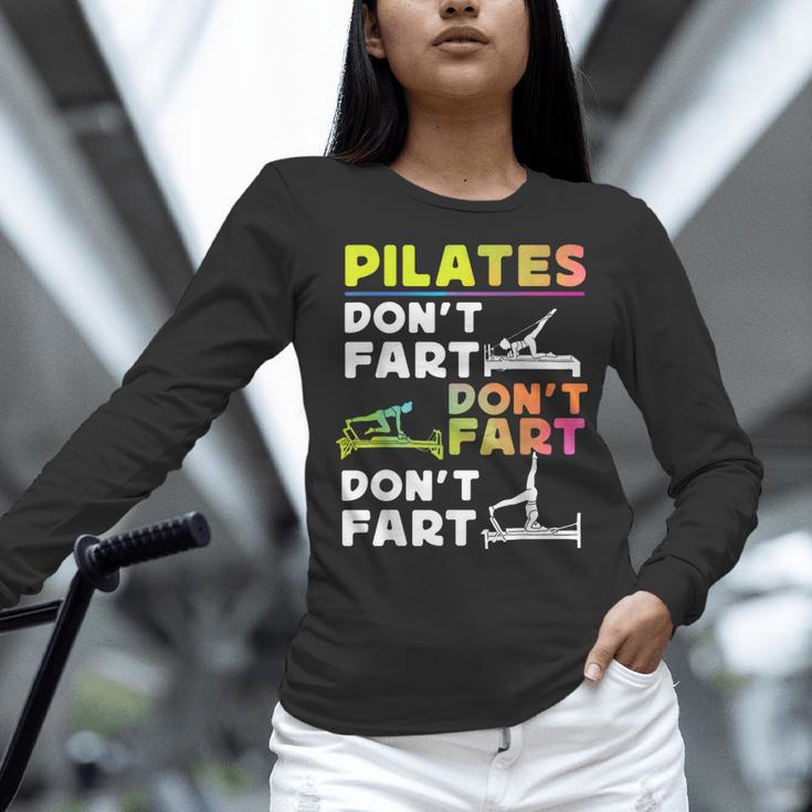 Pilates Instructor Teacher Watercolor Pilates Don't Fart Men Women Kids Women Long Sleeve T-Shirt, gift for family, gift for coworker Pilates Instructor Teacher Watercolor Pilates Don't Fart Men Women Kids Women Long Sleeve T-Shirt, gift for family, gift for coworker