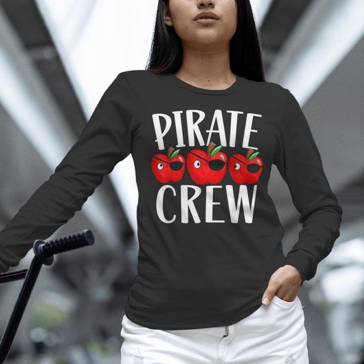 Pirate Crew Pirate Teacher Team Squad Talk Like A Pirate Day For Men Women Kids Women Long Sleeve T-Shirt, gift for family, gift for coworker