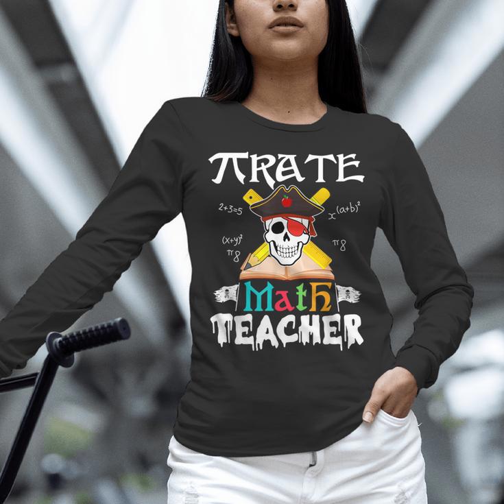 Pirate Math Teacher Skull Pirate Halloween Costume Women Long Sleeve T-Shirt, gift for family, gift for coworker Pirate Math Teacher Skull Pirate Halloween Costume Women Long Sleeve T-Shirt, gift for family, gift for coworker