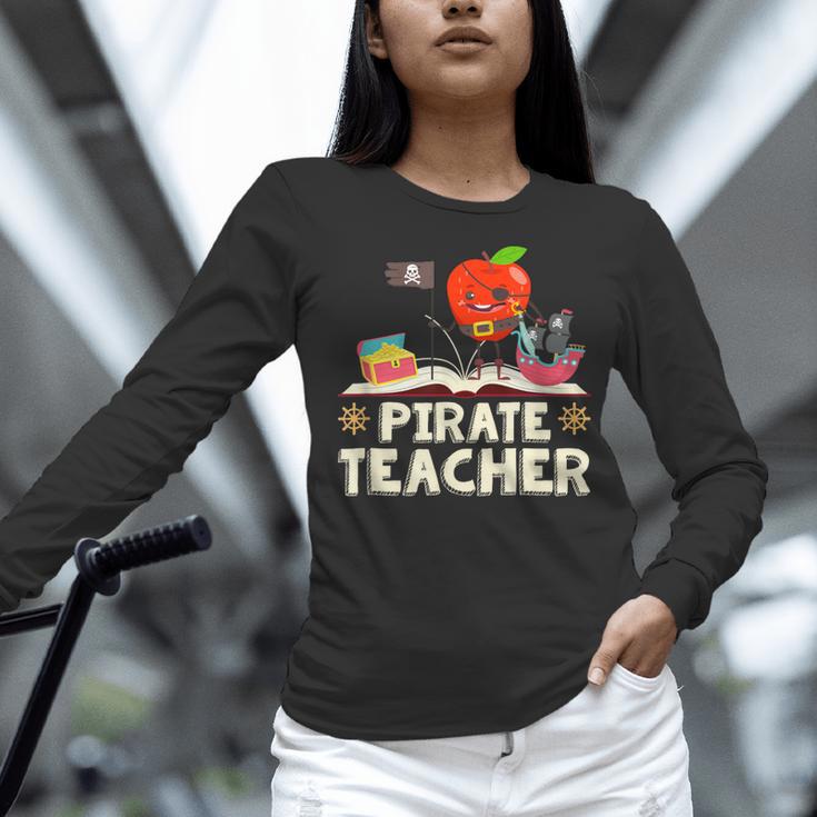 Pirate Teacher Men Women Kids Women Long Sleeve T-Shirt, gift for family, gift for coworker