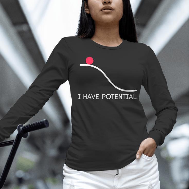 I Have Potential Energy Physics Science Teachers Women Long Sleeve T-Shirt, Science Teacher Shirts, gift for family, gift for coworker I Have Potential Energy Physics Science Teachers Women Long Sleeve T-Shirt, Science Teacher Shirts, gift for family, gift for coworker