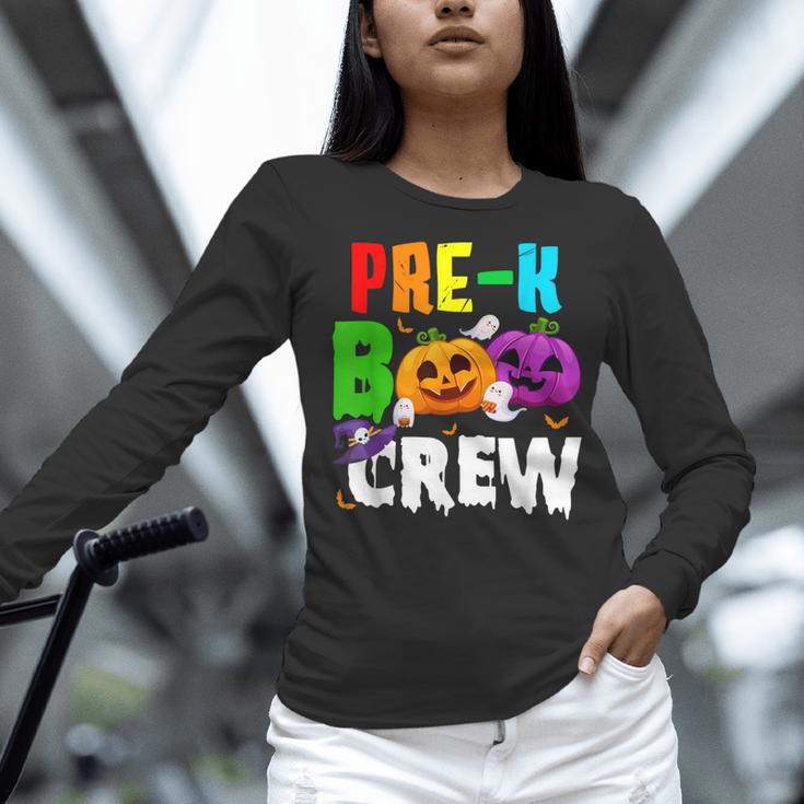 Pre K Boo Crew Halloween Costume Teachers Kids Women Long Sleeve T-Shirt, gift for family, gift for coworker Pre K Boo Crew Halloween Costume Teachers Kids Women Long Sleeve T-Shirt, gift for family, gift for coworker