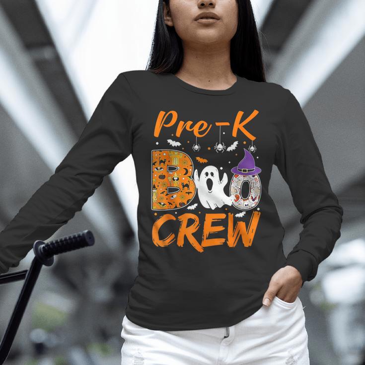 Pre K Boo Crew Teacher Student Halloween Pre Kindergarten Women Long Sleeve T-Shirt, gift for family, gift for coworker Pre K Boo Crew Teacher Student Halloween Pre Kindergarten Women Long Sleeve T-Shirt, gift for family, gift for coworker