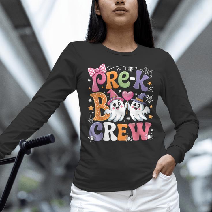 Pre-K Boo Crew Pre-K Teacher Student Kids Halloween Women Long Sleeve T-Shirt, gift for family, gift for coworker Pre-K Boo Crew Pre-K Teacher Student Kids Halloween Women Long Sleeve T-Shirt, gift for family, gift for coworker