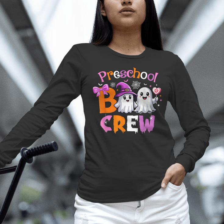 Preschool Boo Crew Preschool Halloween Costume Teacher Kid Women Long Sleeve T-Shirt, gift for family, gift for coworker Preschool Boo Crew Preschool Halloween Costume Teacher Kid Women Long Sleeve T-Shirt, gift for family, gift for coworker