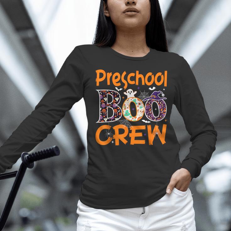 Preschool Boo Crew Preschool Halloween Teacher Women Long Sleeve T-Shirt, gift for family, gift for coworker Preschool Boo Crew Preschool Halloween Teacher Women Long Sleeve T-Shirt, gift for family, gift for coworker