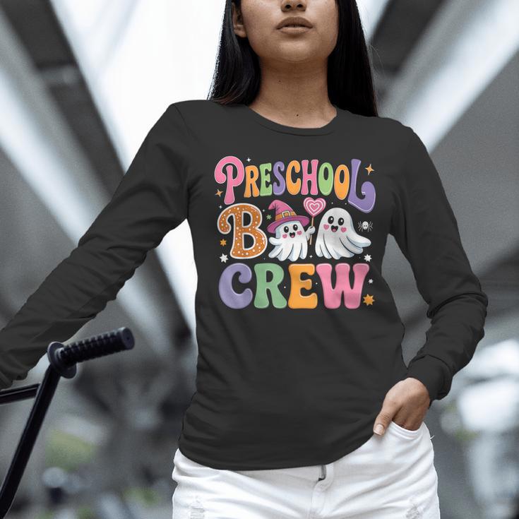 Preschool Boo Crew Preschool Teacher Student Halloween Women Long Sleeve T-Shirt, gift for family, gift for coworker Preschool Boo Crew Preschool Teacher Student Halloween Women Long Sleeve T-Shirt, gift for family, gift for coworker