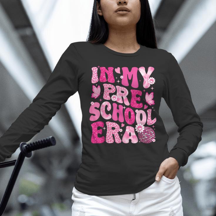 In My Preschool Era Teachers Women Back To School Kids Girls Women Long Sleeve T-Shirt, gift for family, gift for coworker