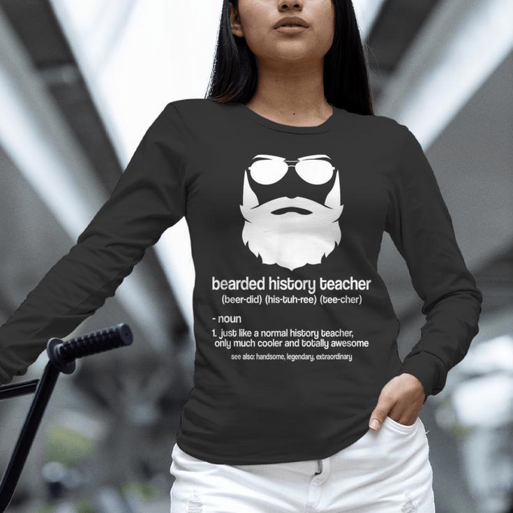 Professor Ancient Teaching Education Bearded History Teacher Women Long Sleeve T-Shirt, History Teacher Shirts, gift for family, gift for coworker Professor Ancient Teaching Education Bearded History Teacher Women Long Sleeve T-Shirt, History Teacher Shirts, gift for family, gift for coworker