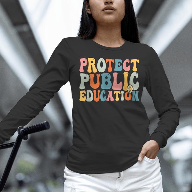 Protect Public Education Public Teacher School Women Long Sleeve T-Shirt, gift for family, gift for coworker Protect Public Education Public Teacher School Women Long Sleeve T-Shirt, gift for family, gift for coworker