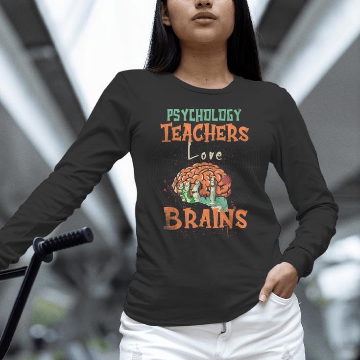 Psychology Teachers Love Brains Halloween For Psychologists Men Women Women Long Sleeve T-Shirt, gift for family, gift for coworker Psychology Teachers Love Brains Halloween For Psychologists Men Women Women Long Sleeve T-Shirt, gift for family, gift for coworker