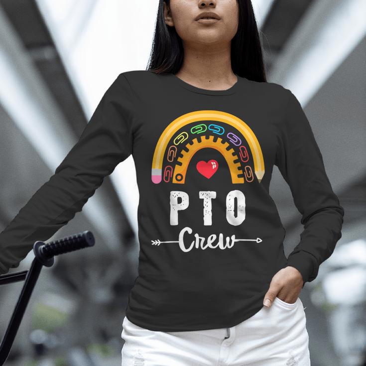 PTO Crew Parent School Volunteer Board Mom Parent Teacher Women Long Sleeve T-Shirt, gift for family, gift for coworker PTO Crew Parent School Volunteer Board Mom Parent Teacher Women Long Sleeve T-Shirt, gift for family, gift for coworker