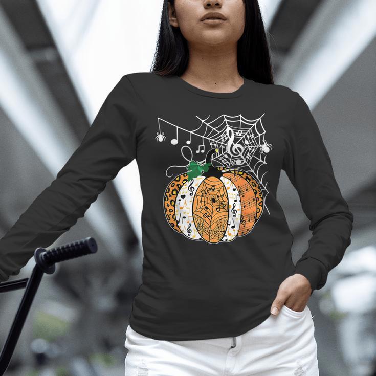 Pumpkin Music Teacher Halloween Fall Music Notes Autumn Women Long Sleeve T-Shirt, gift for family, gift for coworker Pumpkin Music Teacher Halloween Fall Music Notes Autumn Women Long Sleeve T-Shirt, gift for family, gift for coworker