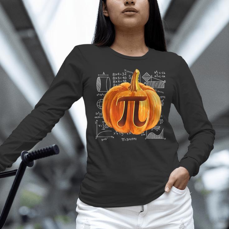 Pumpkin Pie Halloween Thanksgiving Math Teacher Pi Day Women Long Sleeve T-Shirt, gift for family, gift for coworker Pumpkin Pie Halloween Thanksgiving Math Teacher Pi Day Women Long Sleeve T-Shirt, gift for family, gift for coworker