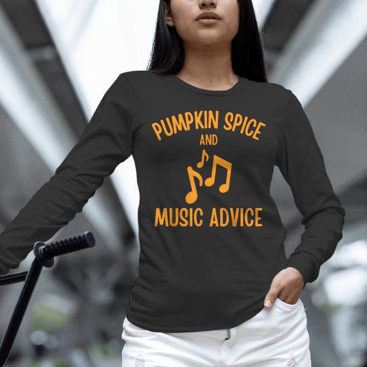 Pumpkin Spice And Music Advice Music Teacher Halloween Women Long Sleeve T-Shirt, gift for family, gift for coworker Pumpkin Spice And Music Advice Music Teacher Halloween Women Long Sleeve T-Shirt, gift for family, gift for coworker