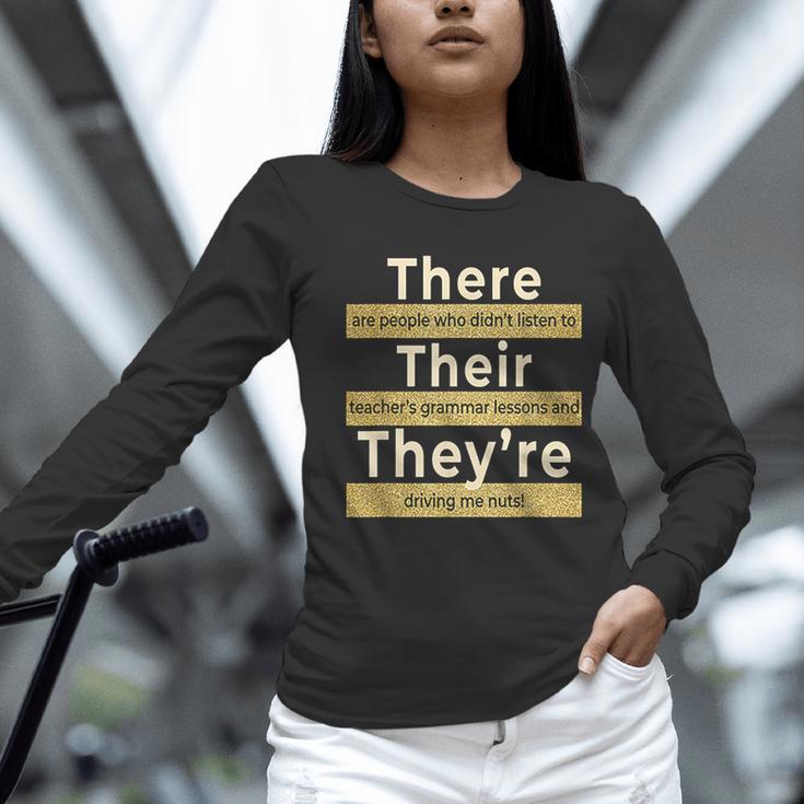There Their They'Re T Shirt English Grammar Teacher For Men Women Women Long Sleeve T-Shirt, English Teacher Shirts, gift for family, gift for coworker There Their They'Re T Shirt English Grammar Teacher For Men Women Women Long Sleeve T-Shirt, English Teacher Shirts, gift for family, gift for coworker