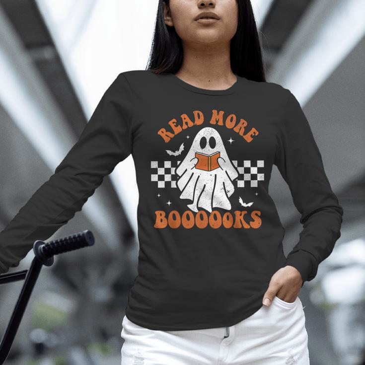 Read More Books Cute Ghost Reading Book Teacher Halloween Women Long Sleeve T-Shirt, gift for family, gift for coworker Read More Books Cute Ghost Reading Book Teacher Halloween Women Long Sleeve T-Shirt, gift for family, gift for coworker