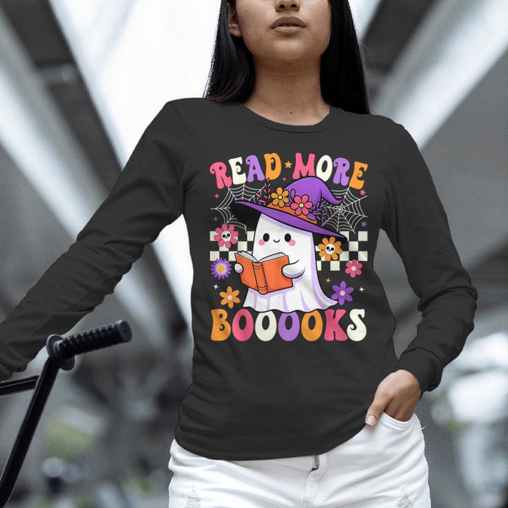 Read More Books Ghost Reading Book Teacher Halloween Women Long Sleeve T-Shirt, gift for family, gift for coworker Read More Books Ghost Reading Book Teacher Halloween Women Long Sleeve T-Shirt, gift for family, gift for coworker
