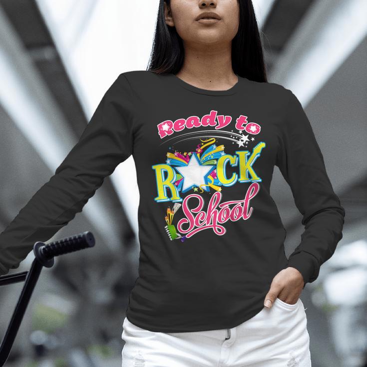 Ready To Rock School Shirt Students And Teachers Women Long Sleeve T-Shirt, gift for family, gift for coworker