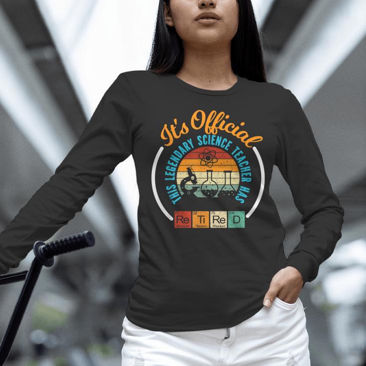 Retiring Science Teacher Retirement Women Long Sleeve T-Shirt, Science Teacher Shirts, gift for family, gift for coworker