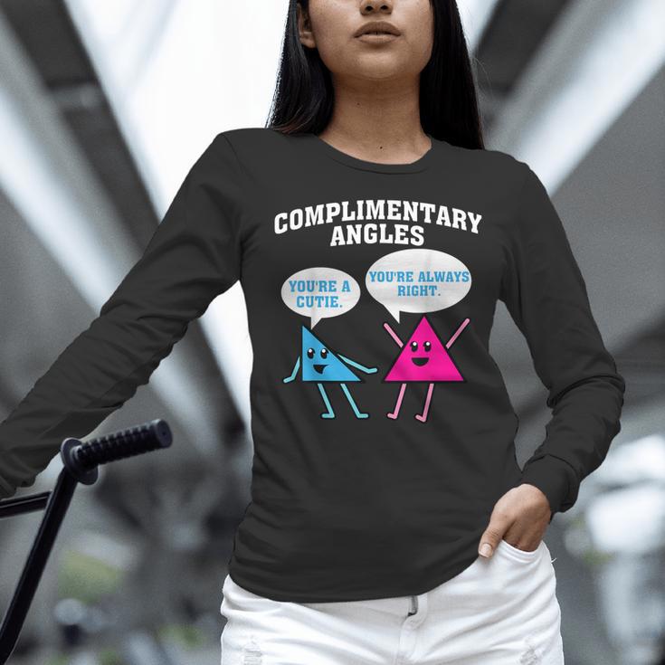 Right Acute Triangle Math Teacher Cool Geometry Women Long Sleeve T-Shirt, gift for family, gift for coworker
