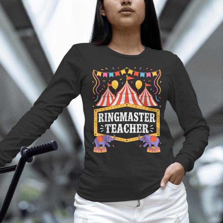 Ringmaster Teacher Circus Party Ringmaster Carnival Women Long Sleeve T-Shirt, gift for family, gift for coworker Ringmaster Teacher Circus Party Ringmaster Carnival Women Long Sleeve T-Shirt, gift for family, gift for coworker