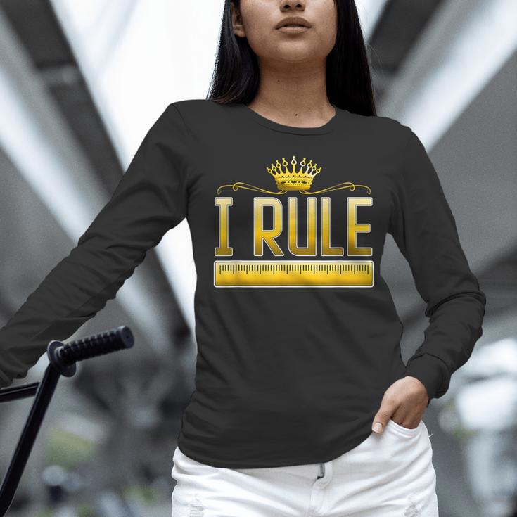 I Rule Math Ruler Mathematics Pun Math Teacher Men Women Girls Kids Women Long Sleeve T-Shirt, gift for family, gift for coworker I Rule Math Ruler Mathematics Pun Math Teacher Men Women Girls Kids Women Long Sleeve T-Shirt, gift for family, gift for coworker