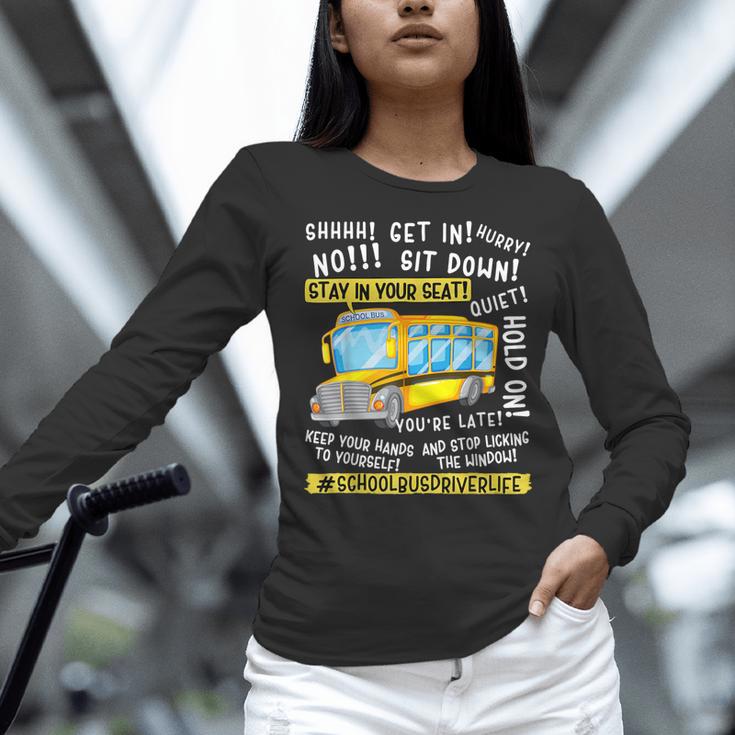 School Bus Driver Life Last Day Of School Teacher Kids Women Long Sleeve T-Shirt, gift for family, gift for coworker