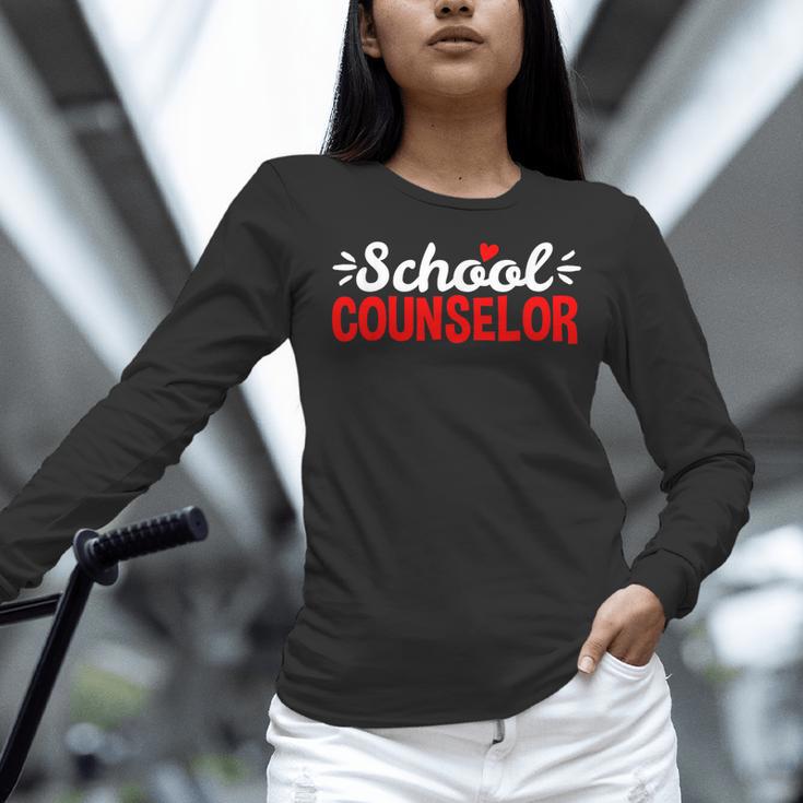 School Counselor Teacher Guidance Counseling For Men Women Kids Women Long Sleeve T-Shirt, gift for family, gift for coworker