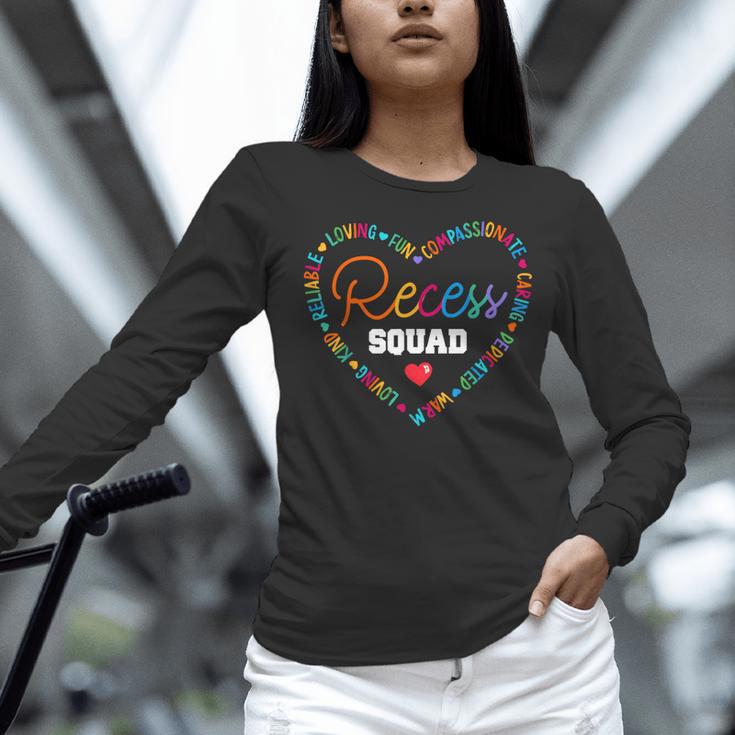 School For Teachers Students Monitor Recess Crew Team Women Long Sleeve T-Shirt, gift for family, gift for coworker School For Teachers Students Monitor Recess Crew Team Women Long Sleeve T-Shirt, gift for family, gift for coworker