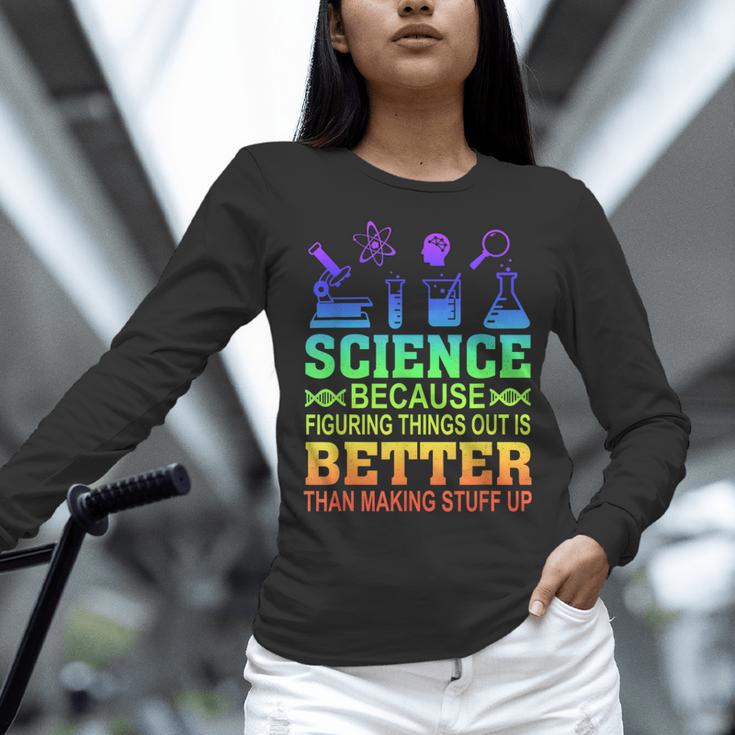 Science Teacher Because Figuring Things Out Is Better Than Women Long Sleeve T-Shirt, Science Teacher Shirts, gift for family, gift for coworker Science Teacher Because Figuring Things Out Is Better Than Women Long Sleeve T-Shirt, Science Teacher Shirts, gift for family, gift for coworker