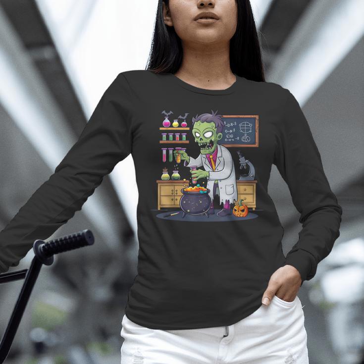 Science Teacher Halloween Shirt Zombie Chemistry Scientist Women Long Sleeve T-Shirt, Science Teacher Shirts, gift for family, gift for coworker Science Teacher Halloween Shirt Zombie Chemistry Scientist Women Long Sleeve T-Shirt, Science Teacher Shirts, gift for family, gift for coworker