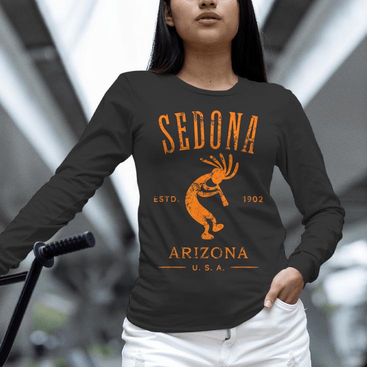 Sedona Arizona Southwestern Style Souvenir Vintage Women Long Sleeve T-Shirt, gift for family, gift for coworker