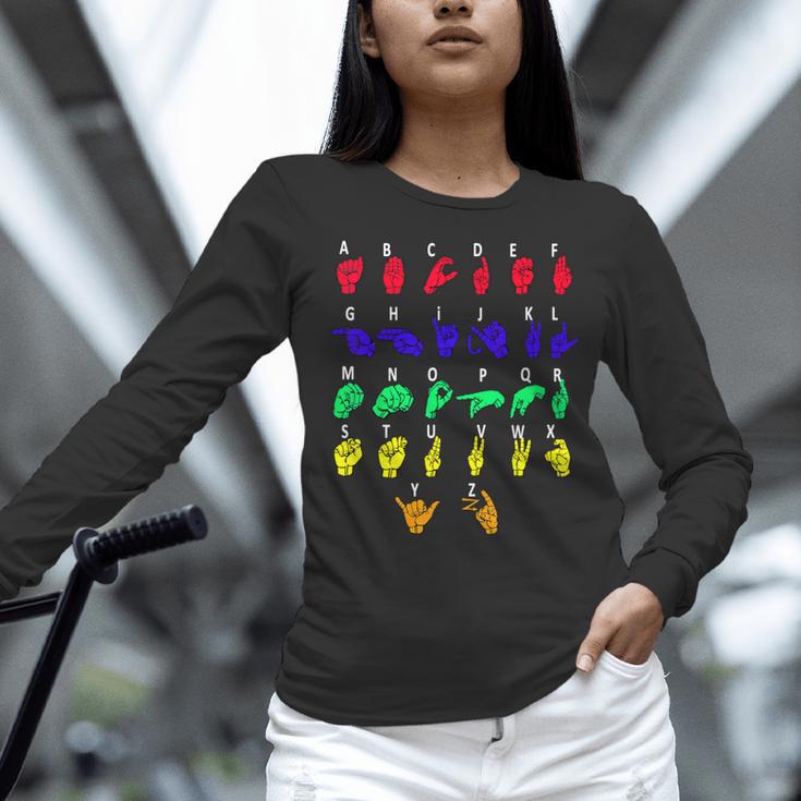 Sign Language Alphabet For ASL Interpreter Deaf Teacher Stud For Men Women Girls Kids Women Long Sleeve T-Shirt, gift for family, gift for coworker Sign Language Alphabet For ASL Interpreter Deaf Teacher Stud For Men Women Girls Kids Women Long Sleeve T-Shirt, gift for family, gift for coworker