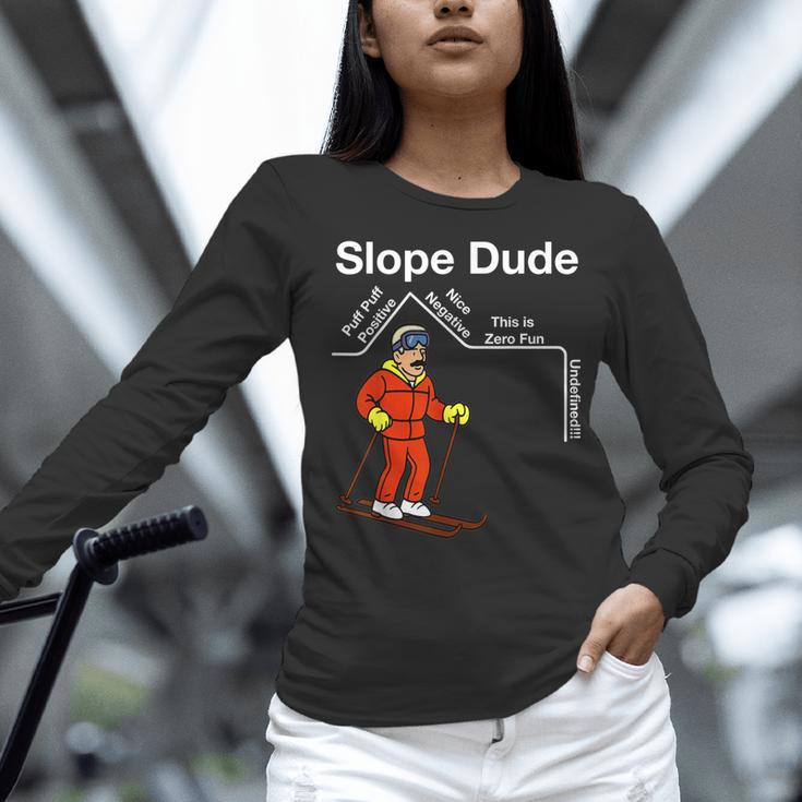 Slope Dude Algebra Geometry Middle School Math Teacher Women Long Sleeve T-Shirt, gift for family, gift for coworker