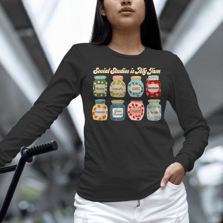 Social Studies Is My Jam History Teacher Back To School Women Long Sleeve T-Shirt, History Teacher Shirts, gift for family, gift for coworker