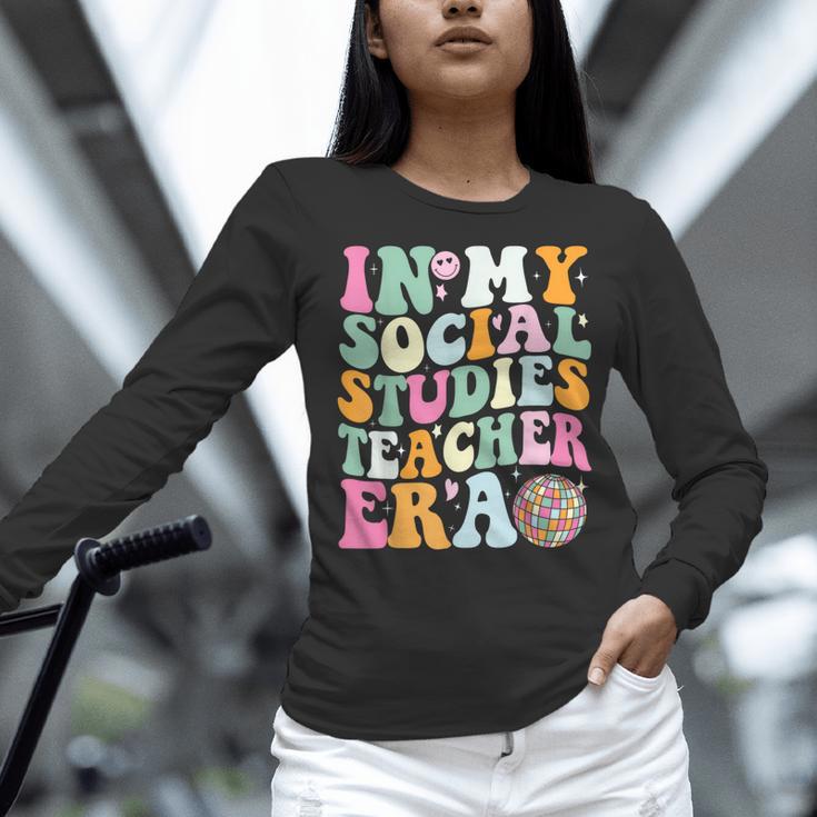 In My Social Studies Teacher Era Cute Social Studies Teacher Women Long Sleeve T-Shirt, gift for family, gift for coworker