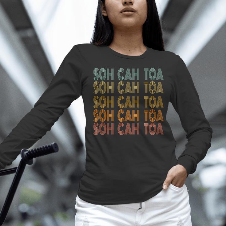 SOH CAH TOA SOHCAHTOA Trigonometry Math Parody Teacher Men Women Kids Women Long Sleeve T-Shirt, gift for family, gift for coworker