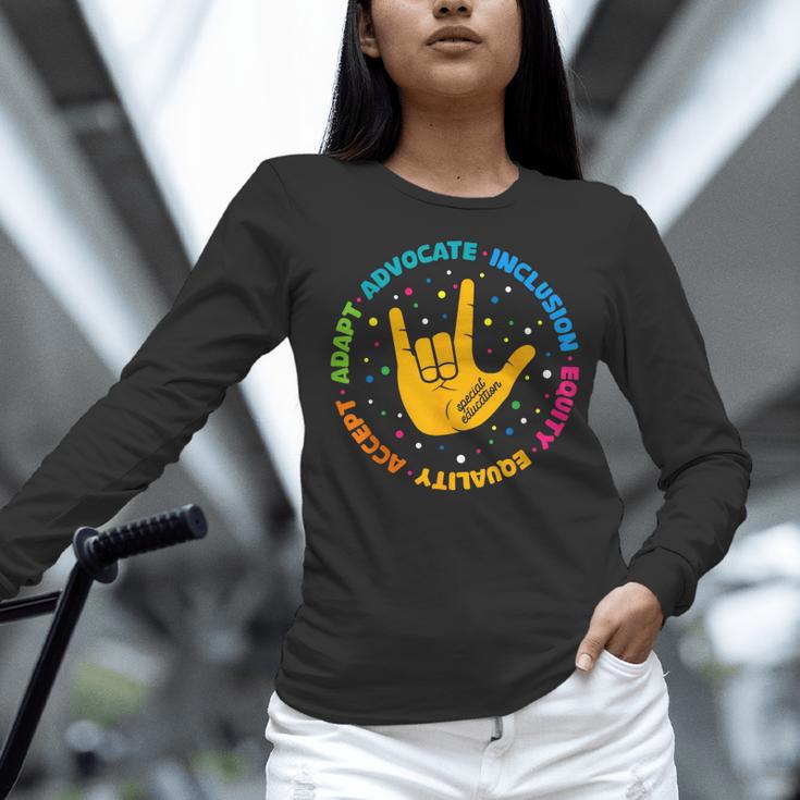 Special Education Teacher Inspirational SPED Teachers Autism Women Long Sleeve T-Shirt, gift for family, gift for coworker