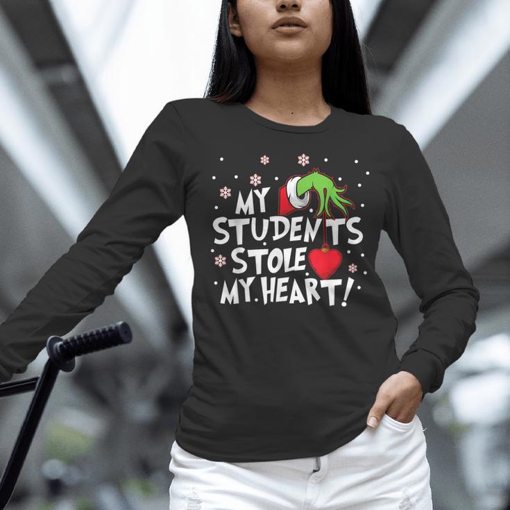 My Students Stole My Heart School Teacher Christmas Men Women Kids Women Long Sleeve T-Shirt, gift for family, gift for coworker My Students Stole My Heart School Teacher Christmas Men Women Kids Women Long Sleeve T-Shirt, gift for family, gift for coworker