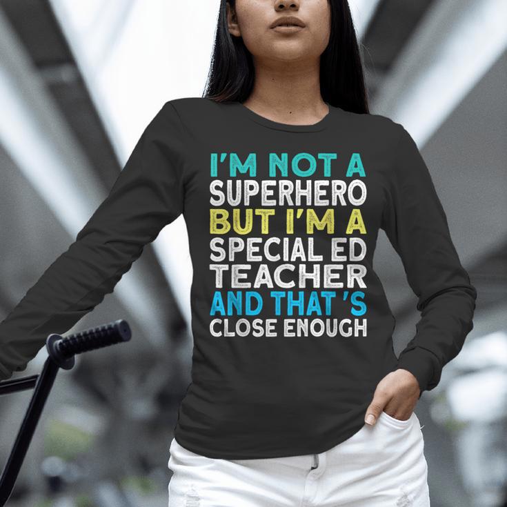 Superhero & Special Education Teacher Men Women Women Long Sleeve T-Shirt, gift for family, gift for coworker