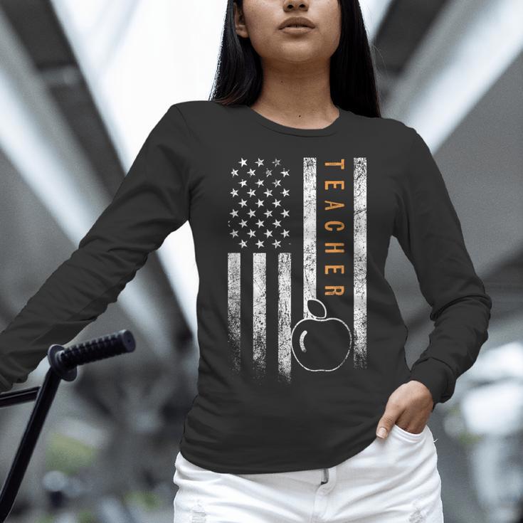 Teacher American Flag Teacher's Day Teaching Women Long Sleeve T-Shirt, gift for family, gift for coworker Teacher American Flag Teacher's Day Teaching Women Long Sleeve T-Shirt, gift for family, gift for coworker