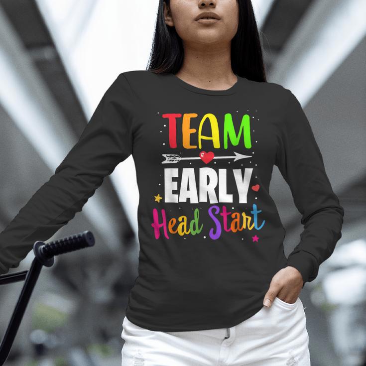 Teacher Early Childhood Education Preschool Head Start Crew Women Long Sleeve T-Shirt, gift for family, gift for coworker