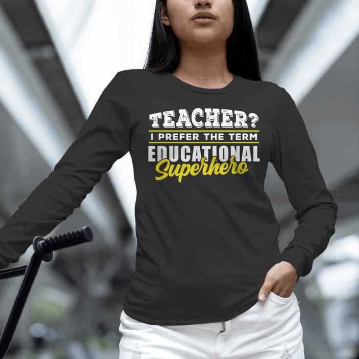 Teacher Educational Superhero School Teachers Women Long Sleeve T-Shirt, gift for family, gift for coworker Teacher Educational Superhero School Teachers Women Long Sleeve T-Shirt, gift for family, gift for coworker